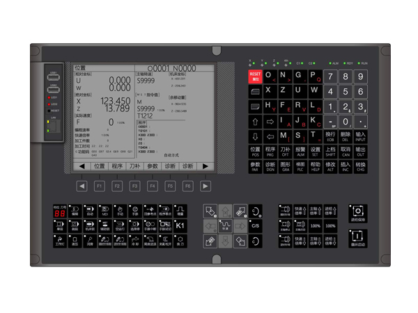 CK6180數(shù)控車床操作面板